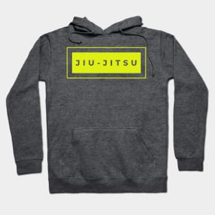 BJJ Jiu Jitsu Minimal Yellow Hoodie